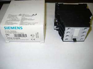 New Siemens Contactor 3TF40 10 0AK6 3TF4010 0AK6 120V  