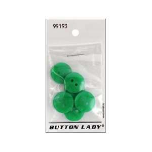  JHB Button Lady Buttons Green 5/8 6 pc (6 Pack) Pet 