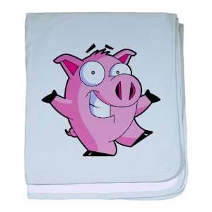  Baby Blanket Sky Blue Pig Cartoon: Everything Else