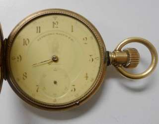 Antique Keystone Watch Co. Pocket watch 1886 1890  