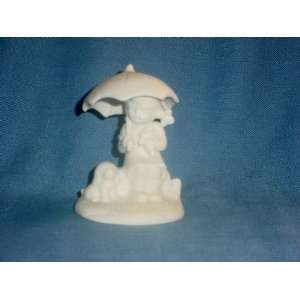  Porcelain Girl with Umbrella & Dog Figurine: Everything 