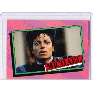 Michael Jackson 1984 Topps Trading Card #15