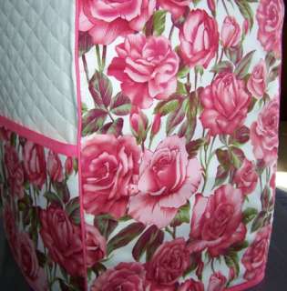 Lovely Pink Roses Quilted Cover KitchenAid Mixer NEW  