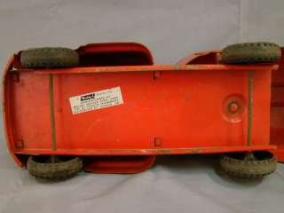 1959 Antique BUDDY L Pressed STEEL Old TEXACO Toy TANKER TRUCK 550 