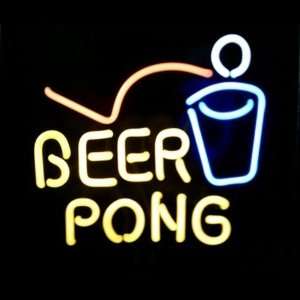  Neon Sculpture Beer Pong