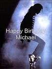 Birthday Cake Topper Michael Jackson (1) Personalised Icing A4 sheet