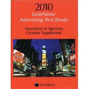   Red Books Advertisers & Agencies October Supplement LexisNexis Books
