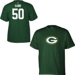   Green Bay Packers A.J. Hawk Name & Number T Shirt: Sports & Outdoors