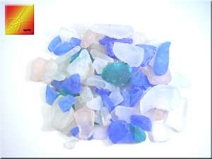 Beach / Sea Glass Decor Glass Light Color Mix 1 Cup  