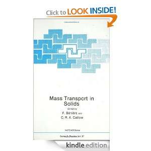 Mass Transport in Solids (Advances in Experimental Medicine & Biology 