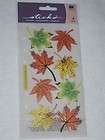 New Sticko Autumn Fall Maple Leaves Halloween Scrapbook Stickers