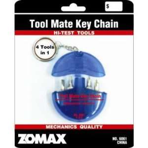  Screwdriver Key Chain with 4 Bits. Case Pack 48