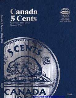 Whitman Coin Folder Album   Canadian 5 Cents 1858 1921 #0794832016 