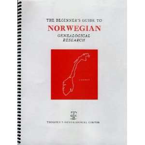  guide to Norwegian genealogical research Finn A Thomsen Books