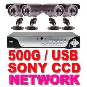   : complete 4 ccd camera surveillance security system: Camera & Photo