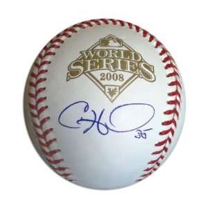   Cole Hamels Philadelphia Phillies OML 2008 World Series Baseball