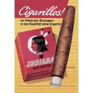 Exclusive By Buyenlarge Indiana Cigarillos 12x18 Giclee on canvas 