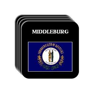  US State Flag   MIDDLEBURG, Kentucky (KY) Set of 4 Mini 