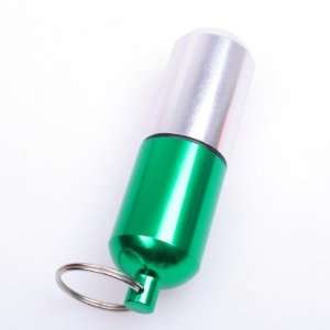   Pill Box Case Bottle Holder Container Keychain: Health & Personal Care