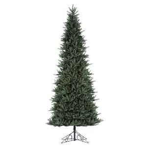  14 Tiffany Spruce Artificial Slim Christmas Tree   Unlit 