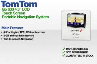 tomtom go 630 4 3 specifications general product type gps receiver 