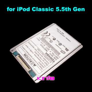 Toshiba 1.8 HDD MK8010GAH for iPod Classic 5.5th Gen 80GB  