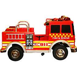 Red Fire Truck Pedal Car  Overstock