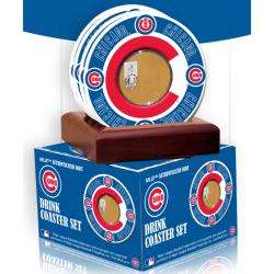 Steiner Sports Chicago Cubs Coasters w/ Game Field Dirt (Set of 4 