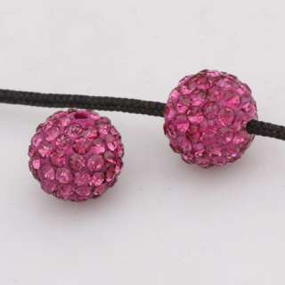   12mm Swarovski Crystal Pave Disco Ball Bead Charm Spacer Beads  