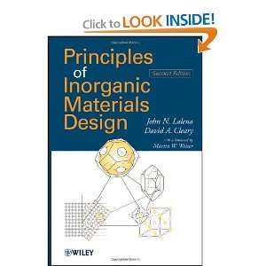 Principles of Inorganic Materials Design John N. Lalena, David A 