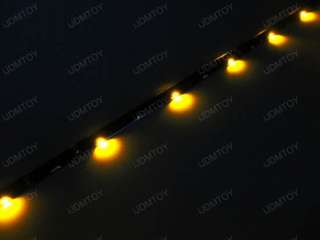 20 Side Glow White/Amber Switchback LED Strip Lights  