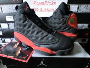 Nike Air Jordan 13 XIII Retro Black/True Red Bred 309259 061 Men Size 