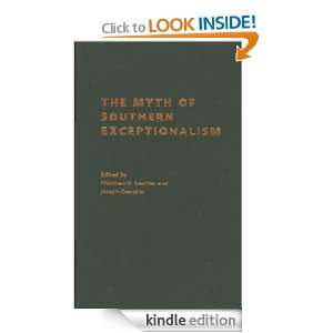 The Myth of Southern Exceptionalism Matthew D. Lassiter, Joseph 