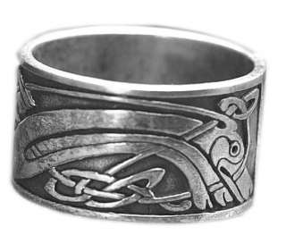 Celtic Dog infinity Knot Sterling silver .925 Ring Band  