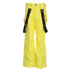 Sessions Womens Division Yellow Snowboard Pants  