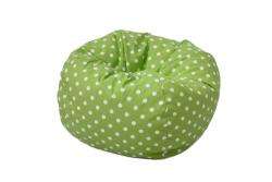 BeanSack Polka Dot Green Bean Bag Chair  
