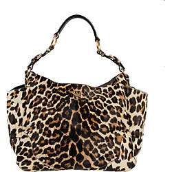 Prada Leopard Print Calf Hair Tote Bag  Overstock