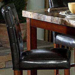 Hutton Faux Leather Counter height Chairs (Set of 2)  