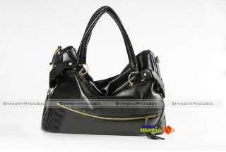   Fashion Large Space Handbag Shoulder Bag Tote Black Brown White WBG739