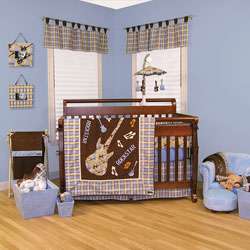 Trend Lab Rockstar 6 piece Crib Bedding Set  Overstock