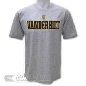  Vanderbilt Licensed Embroidered Logo T Shirt Sports 