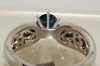Irradiated Center Blue Diamond .67cts Color Blue Clarity SI3