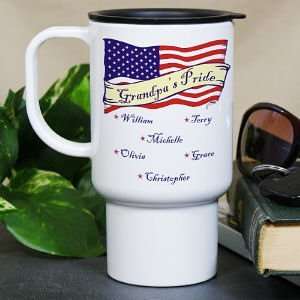  Personalized USA Pride Travel Mug