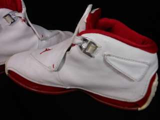Vtg OG 2003 Nike Air Jordan XVIII 18 s sz 6.5 y VI CDP White Red 