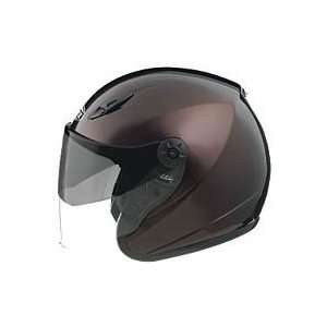  GMX GM17 OPEN FACE HELMET   SOLID (SMALL) (WINE 