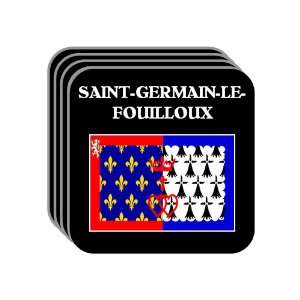 Pays de la Loire   SAINT GERMAIN LE FOUILLOUX Set of 4 Mini Mousepad 