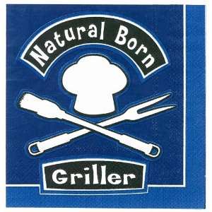    Grillin & Chillin Natural Born Drink Napkins