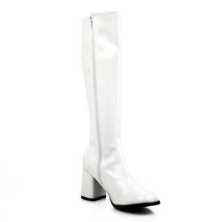 WHITE Cheerleading Go go Boots 60s 70s Shoes  
