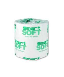 Smartsoft 2 ply Toilet Paper Roll (case of 96)  