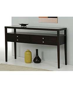 Aristo Halifax Brown Console Table  Overstock